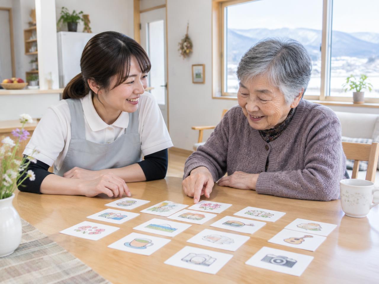 一緒に選択肢を考える、AD-LIBの支援のイメージ